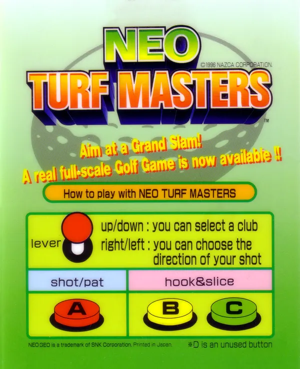 Neo Turf Masters mini marquee